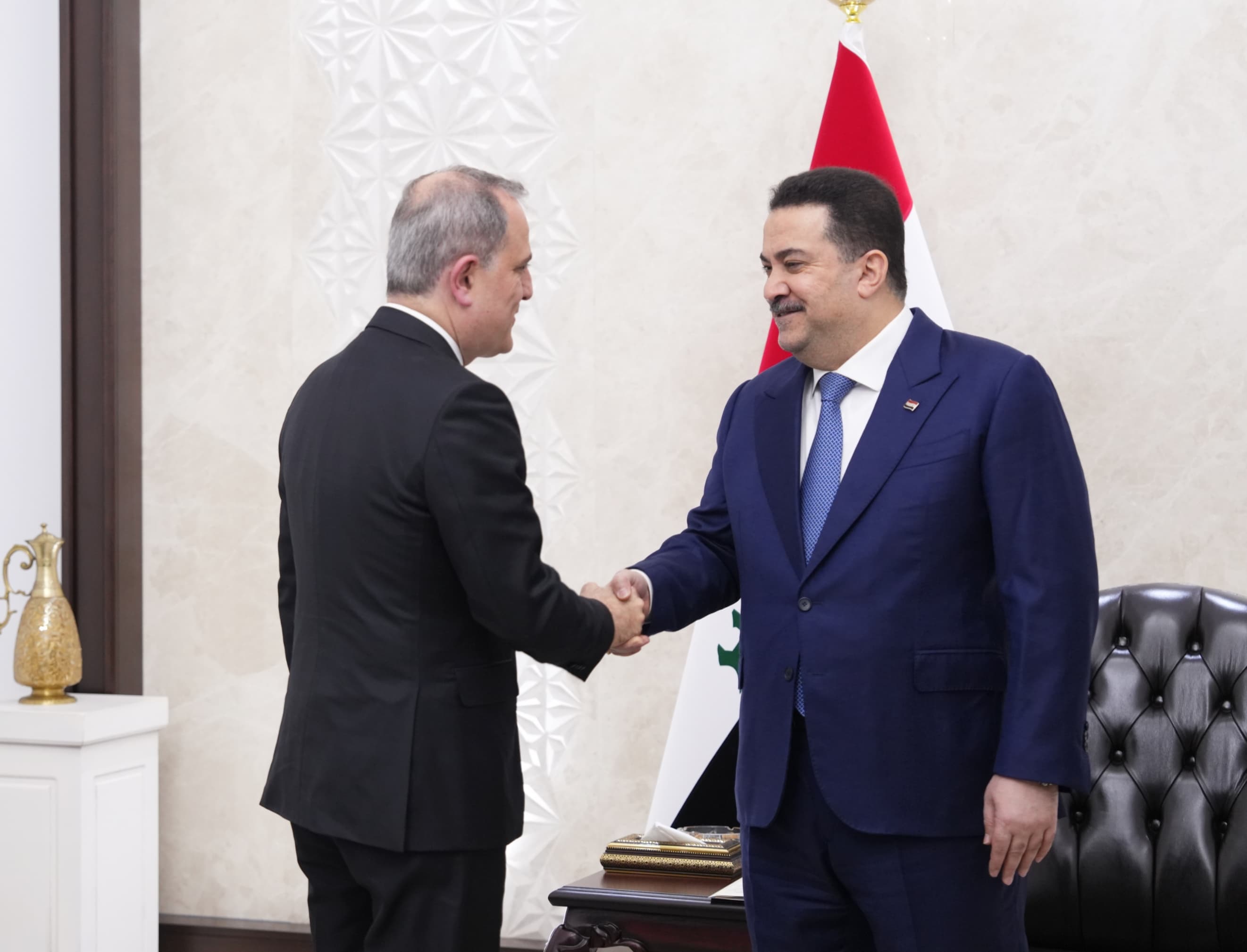 Minister of Foreign Affairs of the Republic of Azerbaijan Jeyhun Bayramov met with Prime Minister of the Republic of Iraq Mohammed Shia' Al-Sudani Xeber basligi