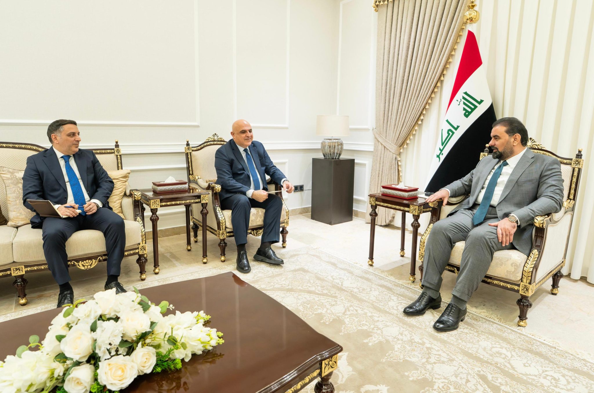 Azərbaycan Respublikasının İraq Respublikasındakı səfiri Eldar Səlimov İraq Respublikası Nümayəndələr Şurasının sədri Heybət Əl-Halbusi ilə görüşmüşdür Xeber basligi